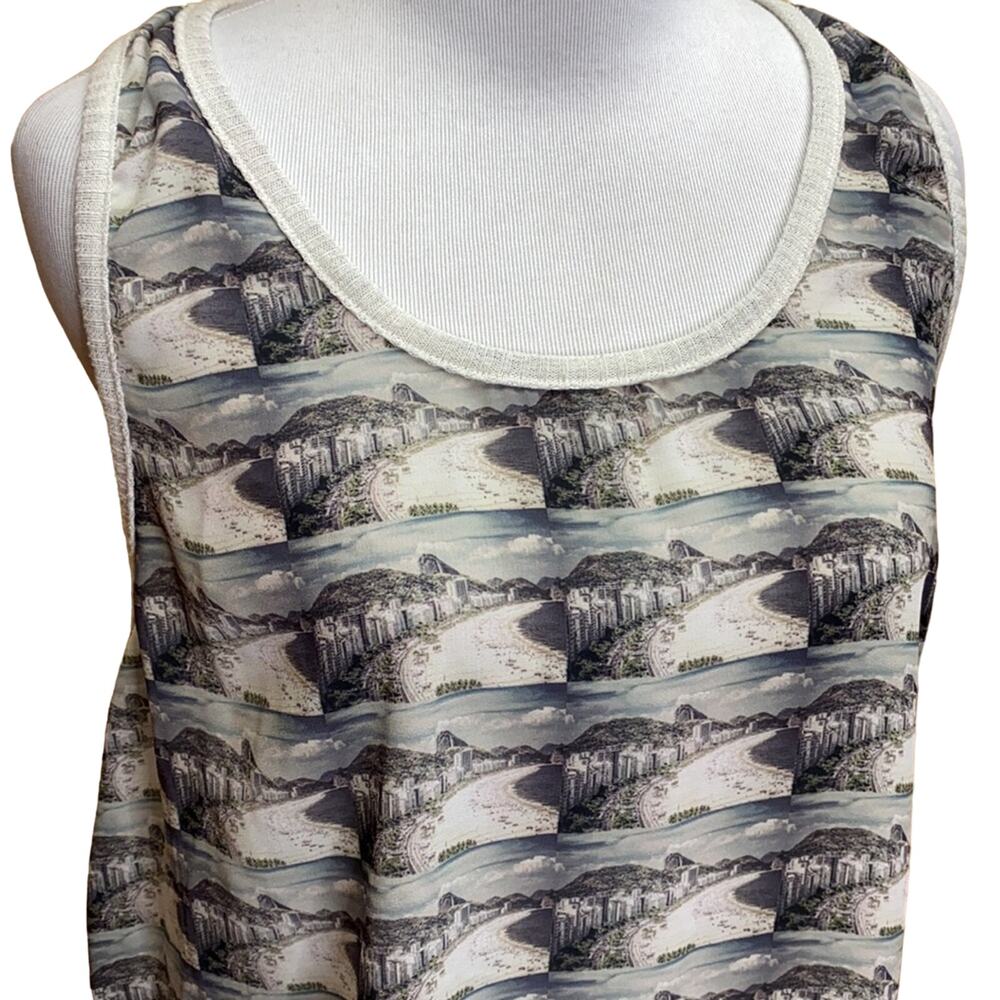 ATF All Things Fabulous Beach Scene Racerback Tank - Picture 2 of 8